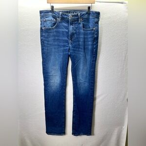 American Eagle Airflex Original Bootcut Jeans Mens 34/36 Denim Blue Stretch 2405